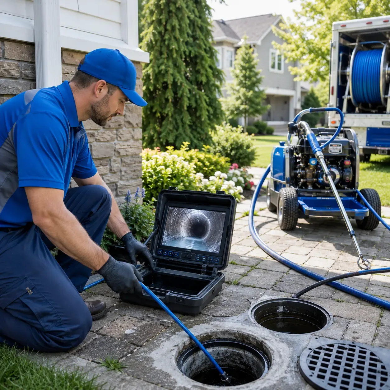 Outdoor drain cleaning professionals serving Russell, IA